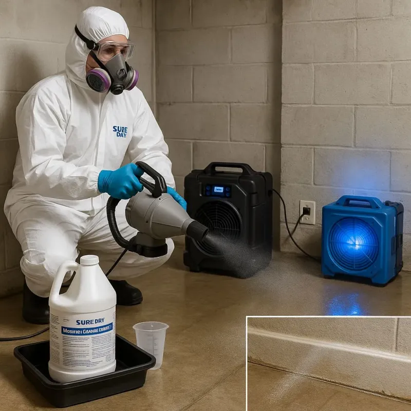 Sanitization and Odor Removal process in Gregory, TX